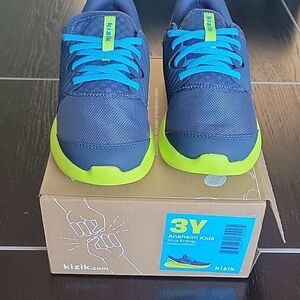 Kizik Anaheim Kids Shoes - Blue and Green
